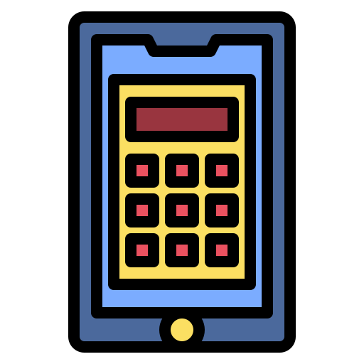 Calculator Generic Outline Color icon