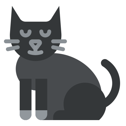 Halloween Icon Black Cat Graphic by sailingshipstudio · Creative Fabrica