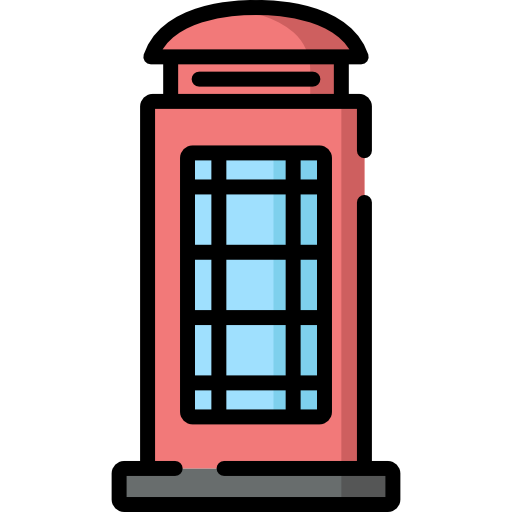 Phone booth free icon