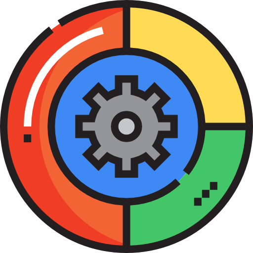 gráfico circular icono gratis