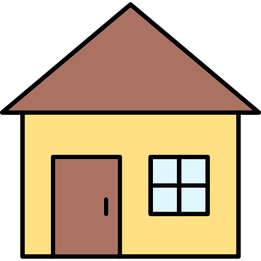 Home Generic Thin Outline Color icon