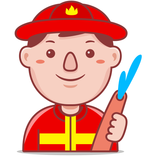 Firefighter Generic Outline Color icon