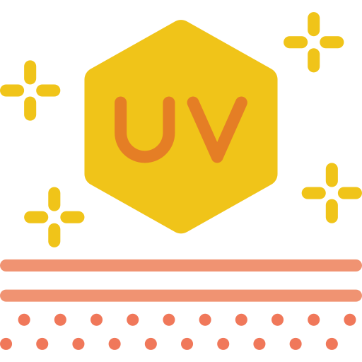 protección uv icono gratis