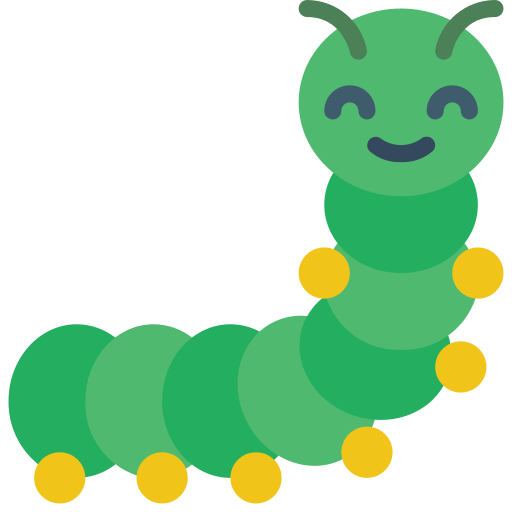 free animated caterpillar clipart image