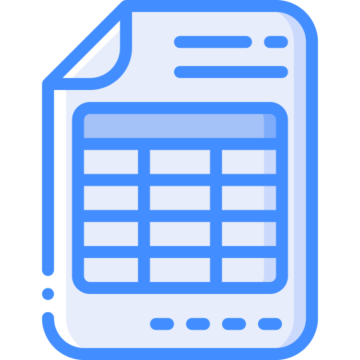 Document Basic Miscellany Blue icon