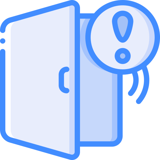 Door Basic Miscellany Blue icon