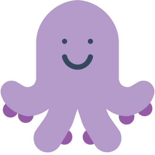 Octopus Basic Miscellany Flat icon