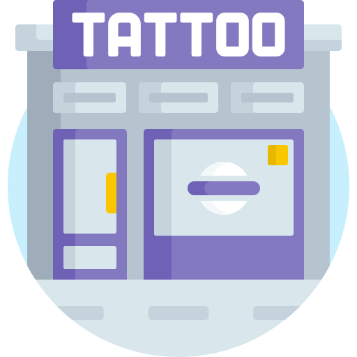 salón de tatuajes icono gratis salón de tatuajes icono gratis