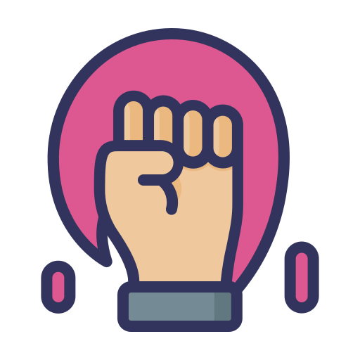 Fist Generic Outline Color icon