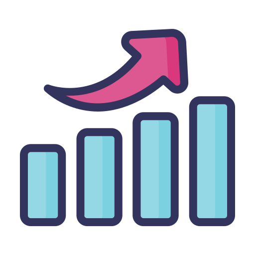 Growth Generic Outline Color icon