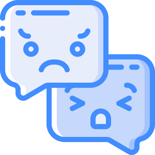 Chat Basic Miscellany Blue icon