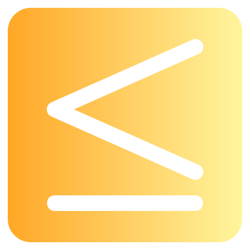 Less than - Free shapes and symbols icons