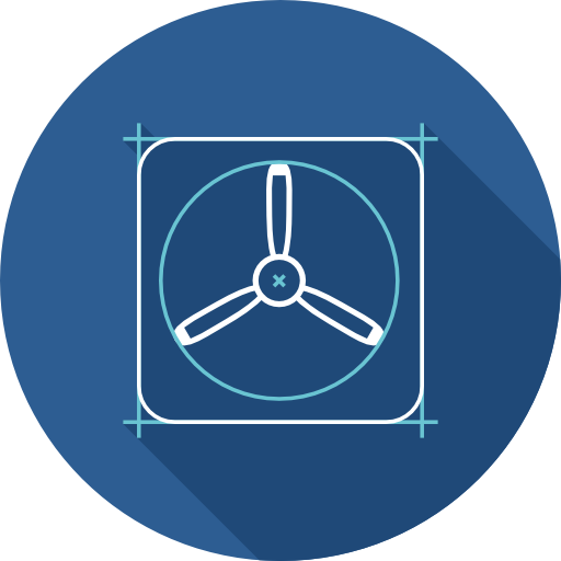 Test flight Flat Circular Flat icon