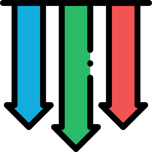 gráfico de barras icono gratis