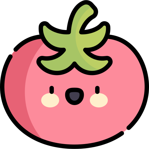 Tomato Kawaii Lineal color icon