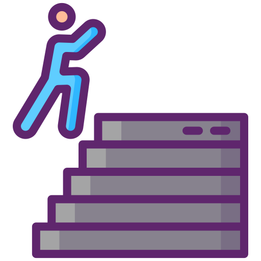 treppen steigen kostenlos Icon treppen steigen kostenlos Icon