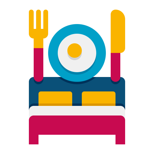 Bed And Breakfast - Free Food Icons