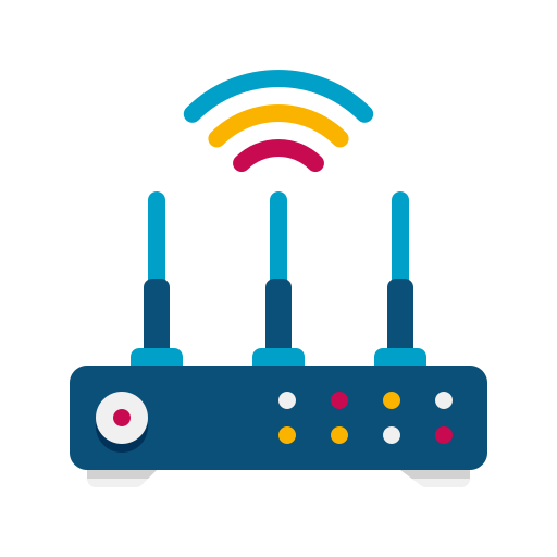 Wifi router Flaticons Flat icon