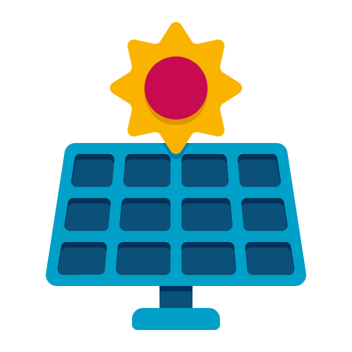 panel solar icono gratis