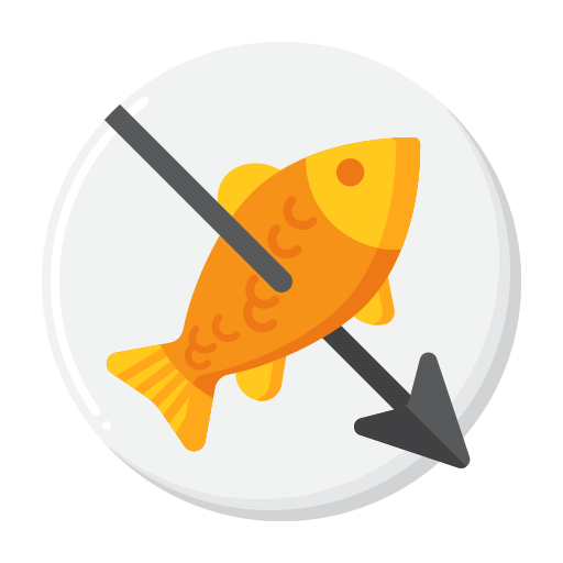 Icon of fishing speargun Royalty Free Vector Image