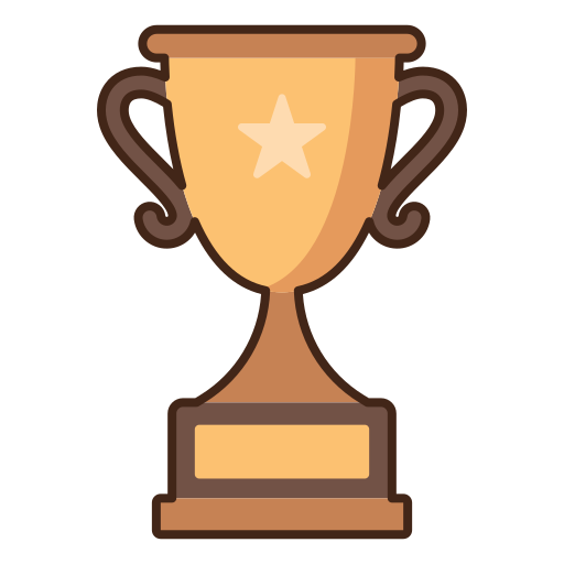 Trophy Flaticons Lineal Color icon