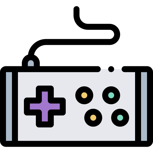 Game controller Detailed Rounded Lineal color icon