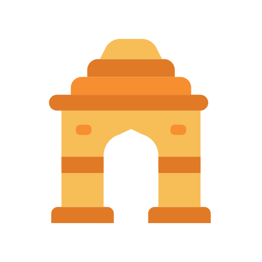 puerta de la india icono gratis