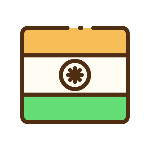 bandera india icono gratis