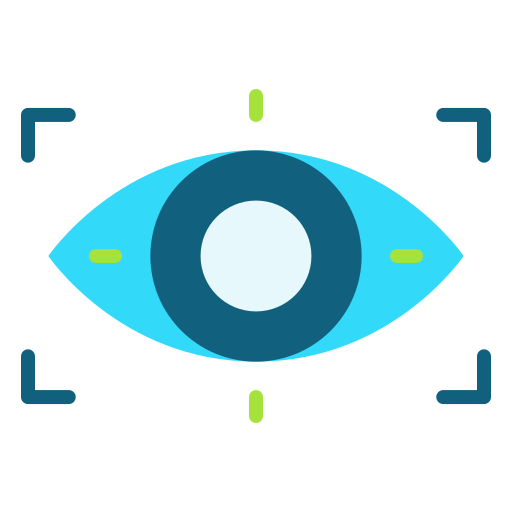 Eye scan free icon