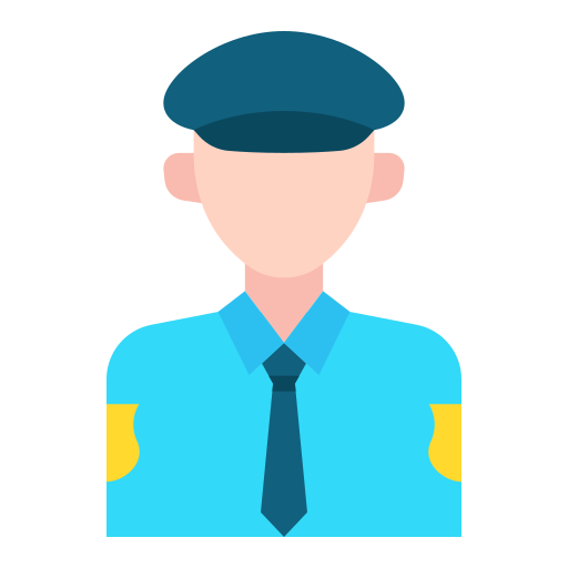 Policeman Good Ware Flat icon