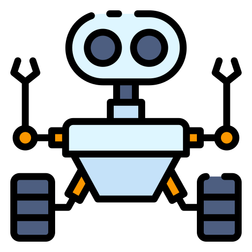 robot espacial icono gratis