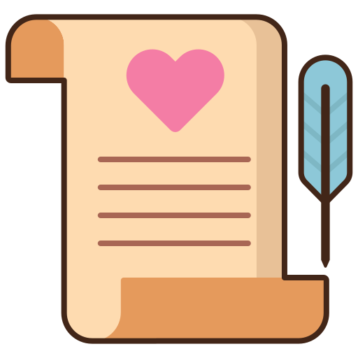 poesía icono gratis