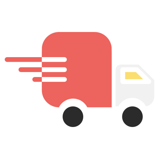 Грузовик доставки бесплатно иконка