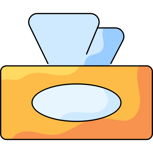 Tissue box Generic Thin Outline Color icon