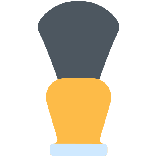 brocha de afeitar icono gratis