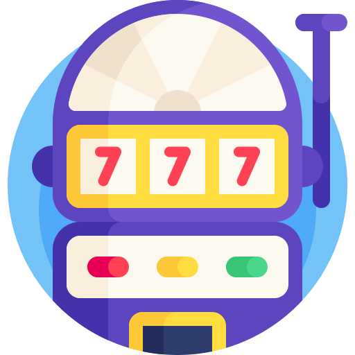 Slot machine Detailed Flat Circular Flat icon