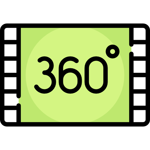 360 degrés Icône gratuit 360 degrés Icône gratuit