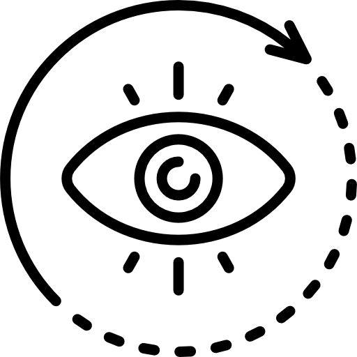 visión icono gratis