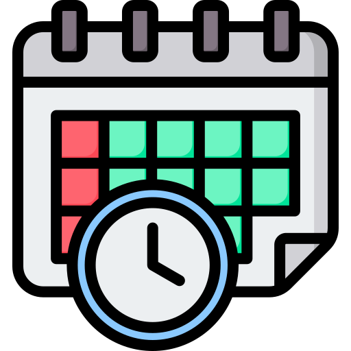 Schedule Generic Outline Color icon