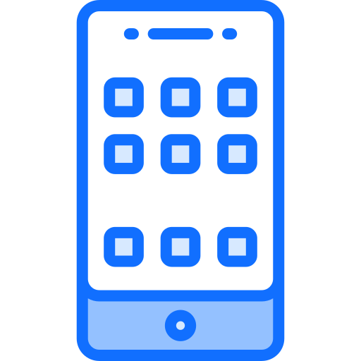 Mobile app free icon Mobile app free icon
