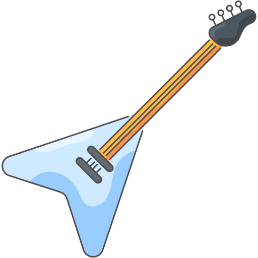 guitarra electrica icono gratis