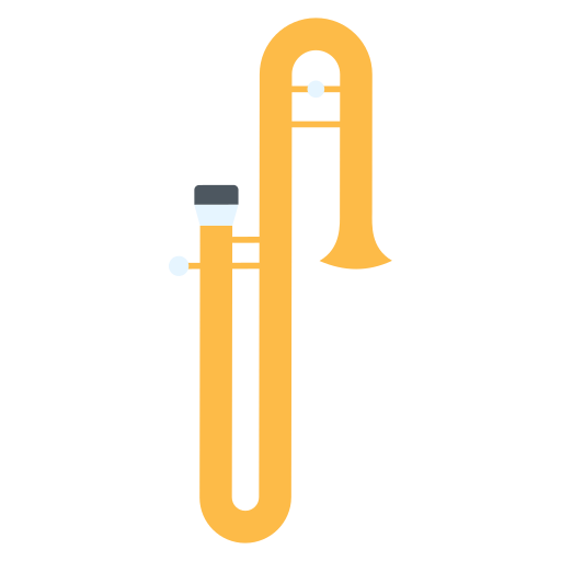 trombón icono gratis