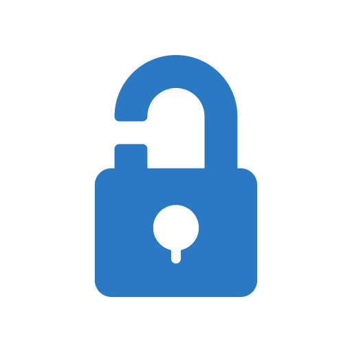 Padlock Generic Blue icon