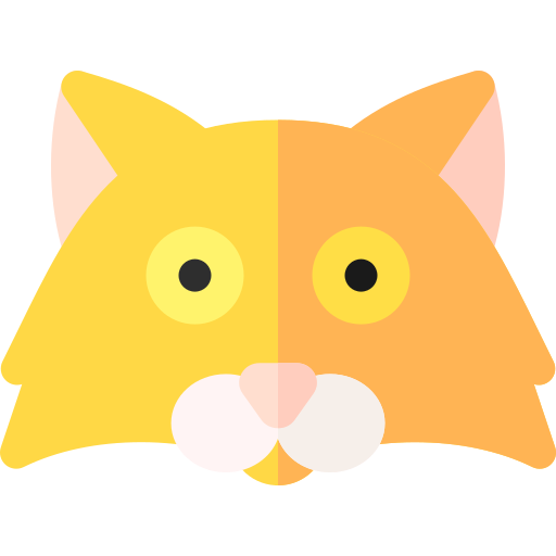 Cat Basic Rounded Flat icon