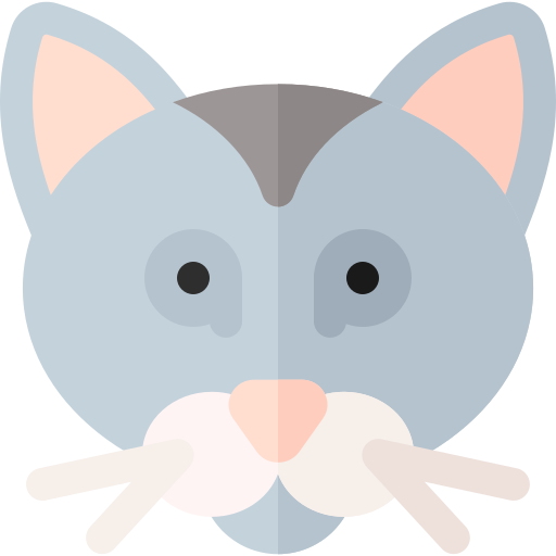 Cat Basic Rounded Flat icon