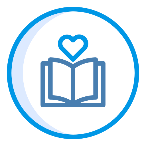 Open book Generic Blue icon