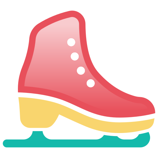 zapatos de patinaje sobre hielo icono gratis