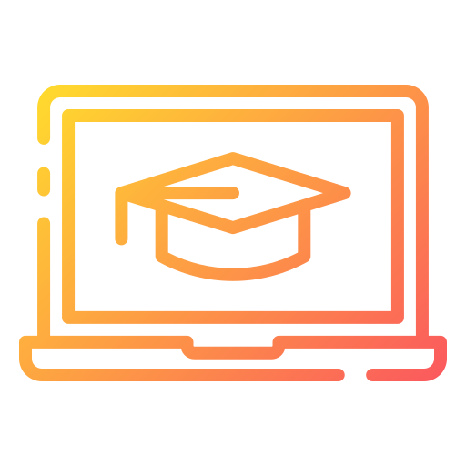 educación en línea icono gratis