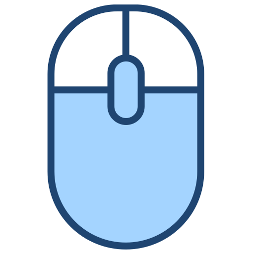 Computer mouse Generic Blue icon