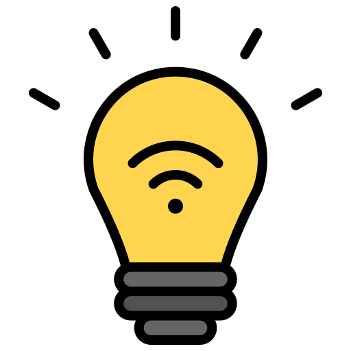 Intelligente glühbirne - Kostenlose elektronik Icons
